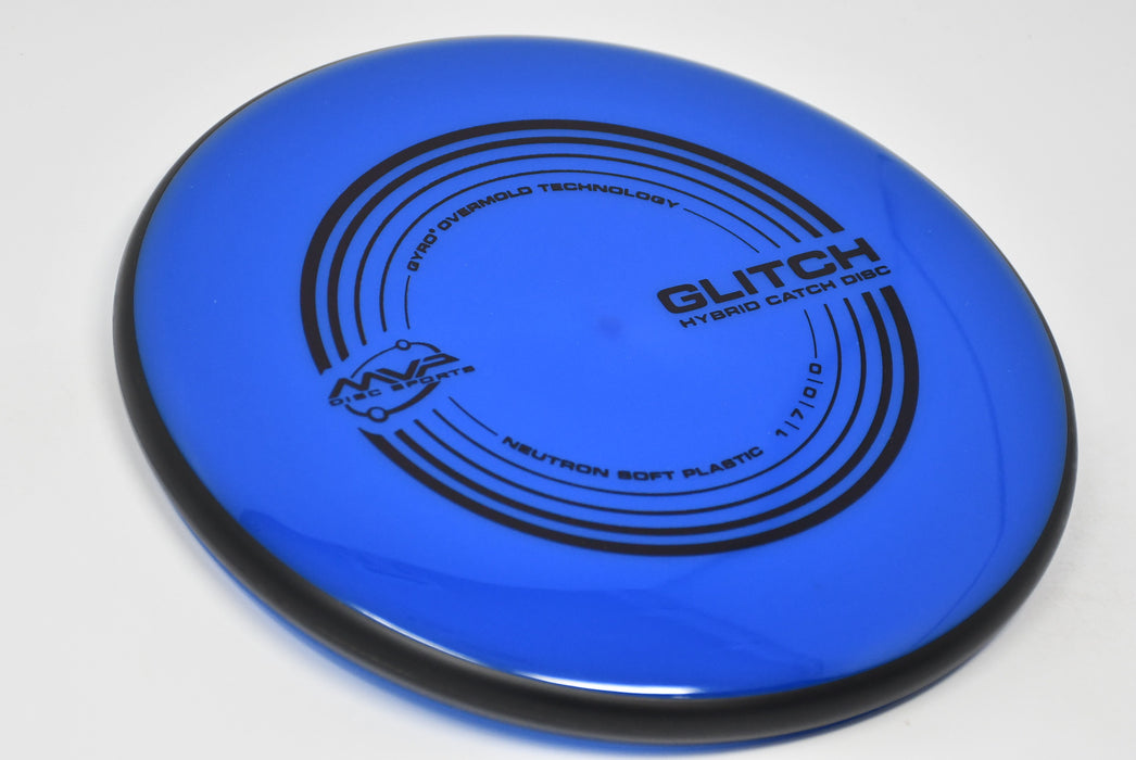 Buy Blue MVP Neutron Soft Glitch Putt and Approach Disc Golf Disc (Frisbee Golf Disc) at Skybreed Discs Online Store