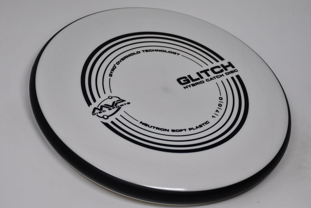 Buy White MVP Neutron Soft Glitch Putt and Approach Disc Golf Disc (Frisbee Golf Disc) at Skybreed Discs Online Store