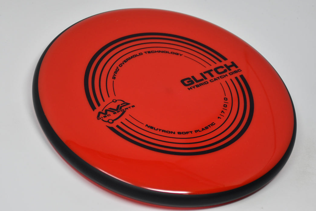 Buy Red MVP Neutron Soft Glitch Putt and Approach Disc Golf Disc (Frisbee Golf Disc) at Skybreed Discs Online Store