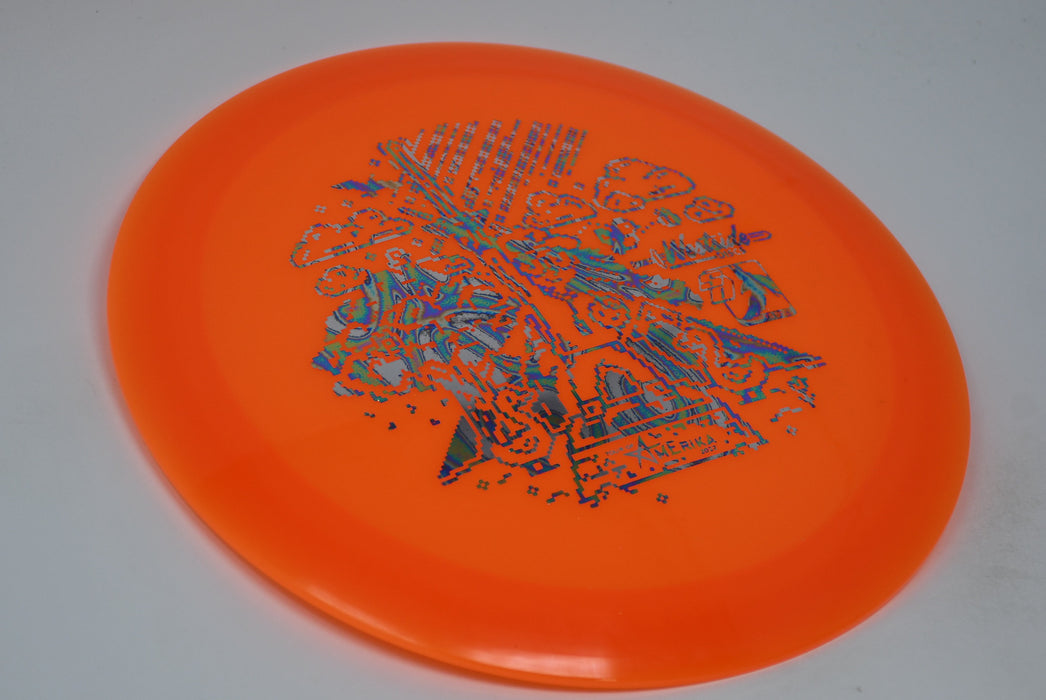 Buy Orange Westside Hybrid Sword The Master Sword - Erika Stinchcomb Distance Driver Disc Golf Disc (Frisbee Golf Disc) at Skybreed Discs Online Store