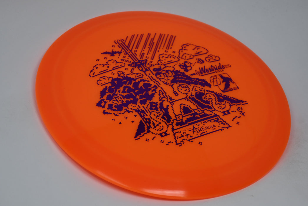 Buy Orange Westside Hybrid Sword The Master Sword - Erika Stinchcomb Distance Driver Disc Golf Disc (Frisbee Golf Disc) at Skybreed Discs Online Store