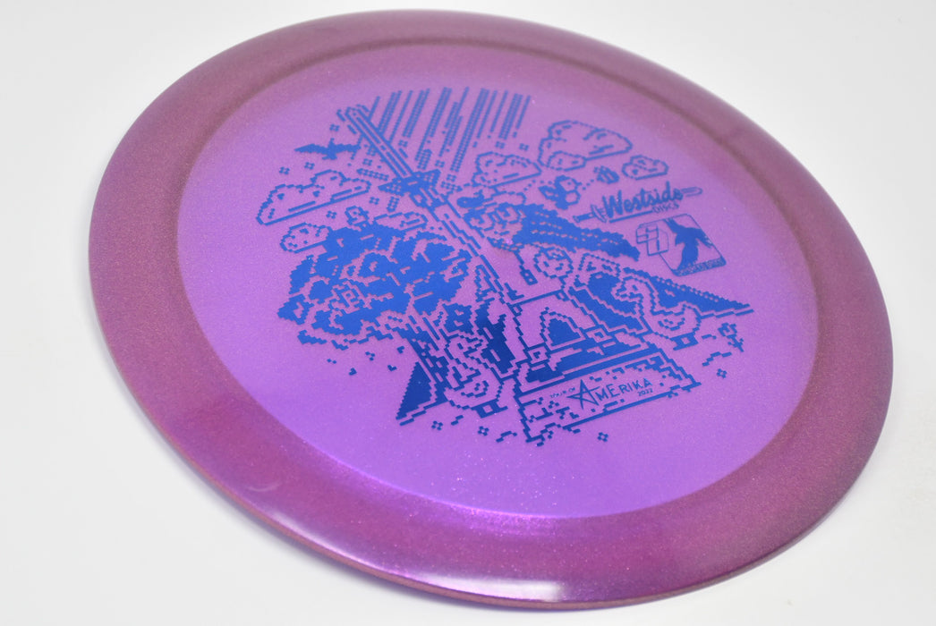 Buy Purple Westside VIP Glimmer-X Sword Erika Stinchcomb "Master Sword" Distance Driver Disc Golf Disc (Frisbee Golf Disc) at Skybreed Discs Online Store