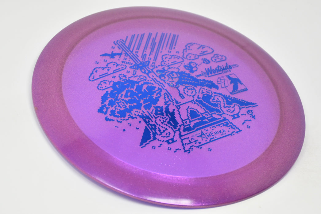 Buy Purple Westside VIP Glimmer-X Sword Erika Stinchcomb "Master Sword" Distance Driver Disc Golf Disc (Frisbee Golf Disc) at Skybreed Discs Online Store