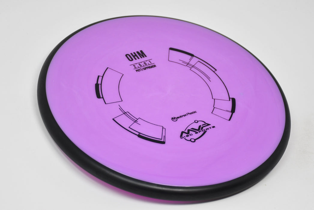 Buy Purple MVP Neutron Ohm Putt and Approach Disc Golf Disc (Frisbee Golf Disc) at Skybreed Discs Online Store