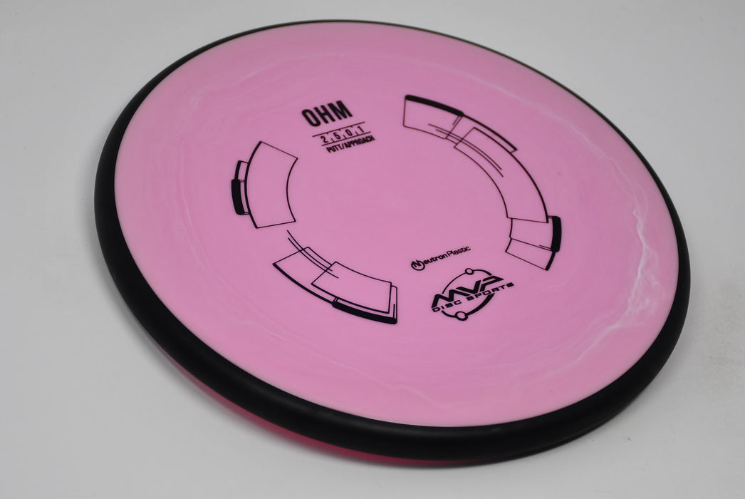 Buy Pink MVP Neutron Ohm Putt and Approach Disc Golf Disc (Frisbee Golf Disc) at Skybreed Discs Online Store