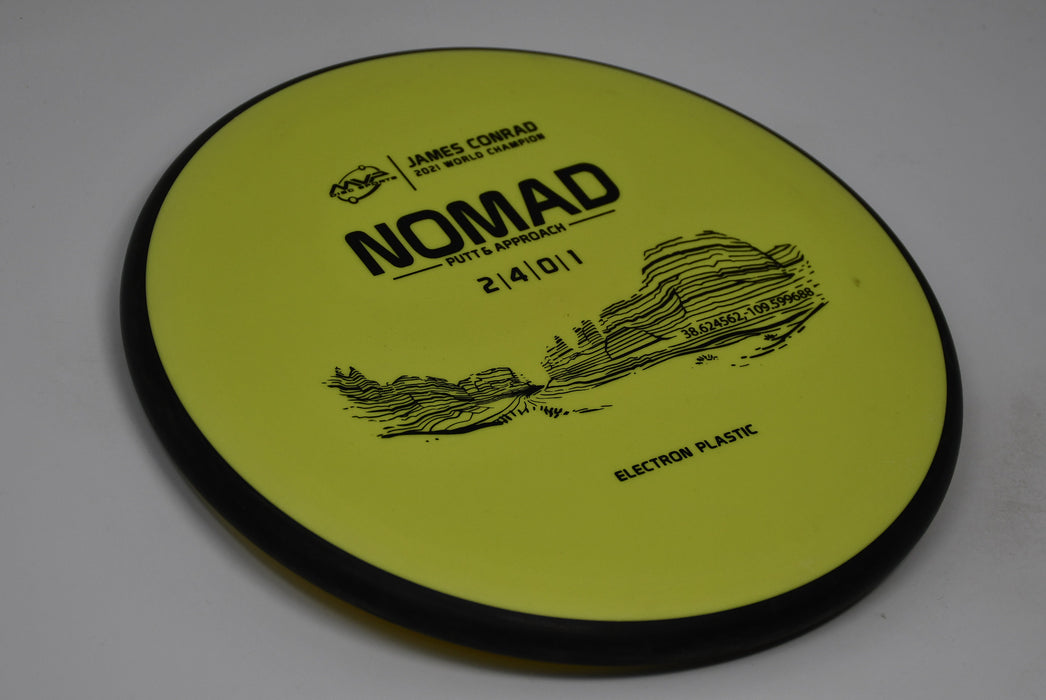 Buy Yellow MVP Electron Nomad Putt and Approach Disc Golf Disc (Frisbee Golf Disc) at Skybreed Discs Online Store