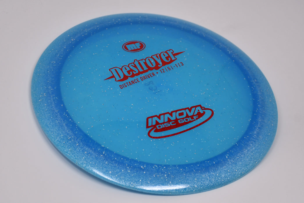 Buy Blue Innova Metal Flake Destroyer Distance Driver Disc Golf Disc (Frisbee Golf Disc) at Skybreed Discs Online Store