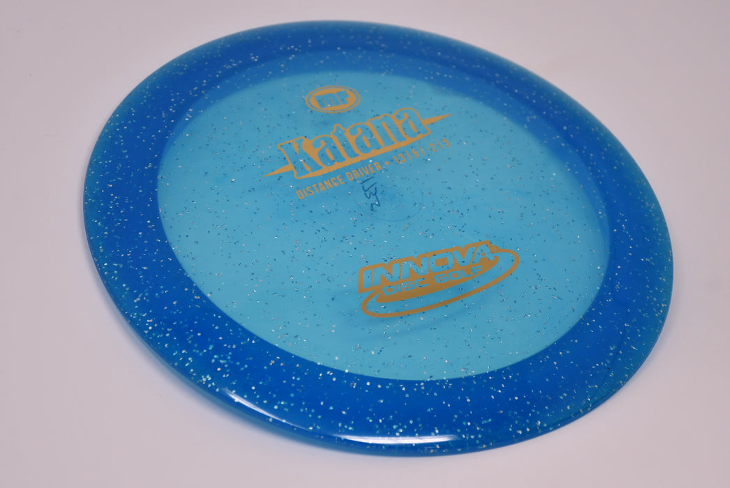 Buy Blue Innova Metal Flake Katana Distance Driver Disc Golf Disc (Frisbee Golf Disc) at Skybreed Discs Online Store