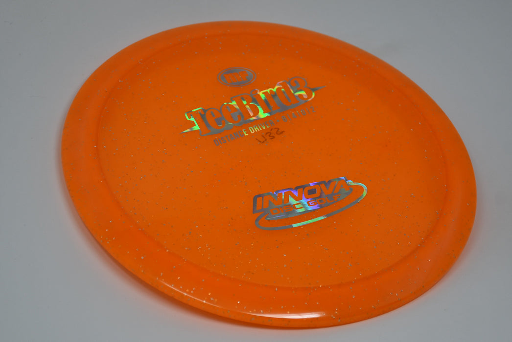 Buy Orange Innova Metal Flake TeeBird3 Fairway Driver Disc Golf Disc (Frisbee Golf Disc) at Skybreed Discs Online Store