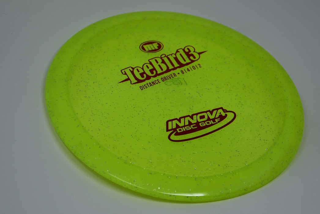 Buy Yellow Innova Metal Flake TeeBird3 Fairway Driver Disc Golf Disc (Frisbee Golf Disc) at Skybreed Discs Online Store