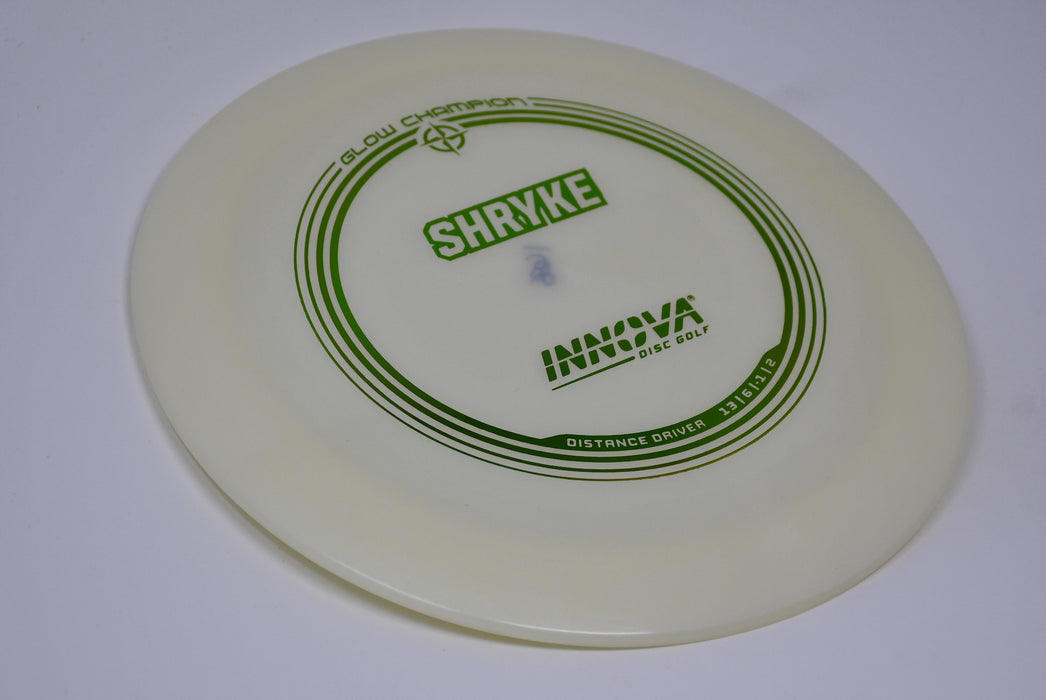 Buy White Innova Glow Champion Shryke Distance Driver Disc Golf Disc (Frisbee Golf Disc) at Skybreed Discs Online Store