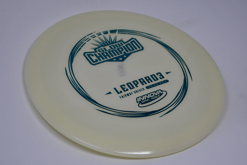 Buy White Innova Glow Champion Leopard3 Fairway Driver Disc Golf Disc (Frisbee Golf Disc) at Skybreed Discs Online Store