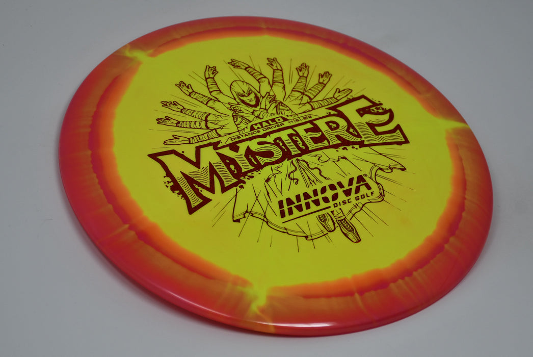 Buy Yellow Innova Halo Star Mystere Distance Driver Disc Golf Disc (Frisbee Golf Disc) at Skybreed Discs Online Store