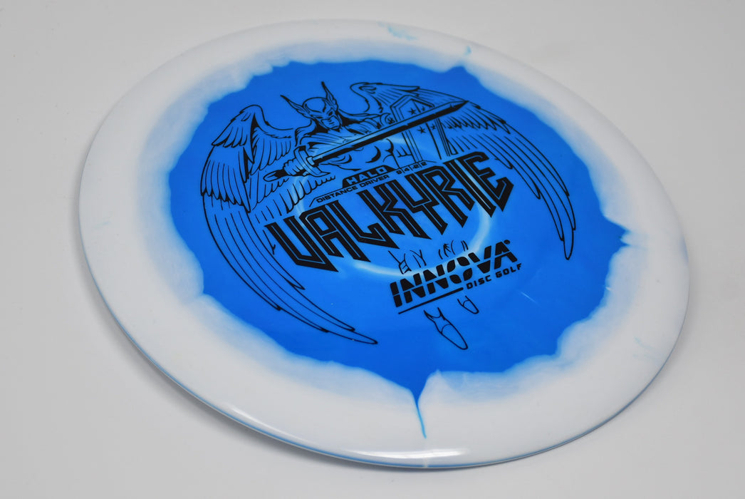 Buy Blue Innova Halo Star Valkyrie Distance Driver Disc Golf Disc (Frisbee Golf Disc) at Skybreed Discs Online Store