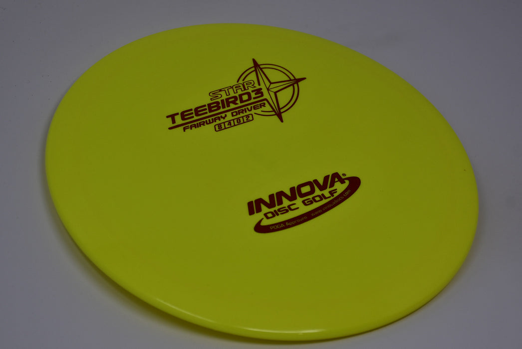 Buy Yellow Innova Star TeeBird3 Fairway Driver Disc Golf Disc (Frisbee Golf Disc) at Skybreed Discs Online Store