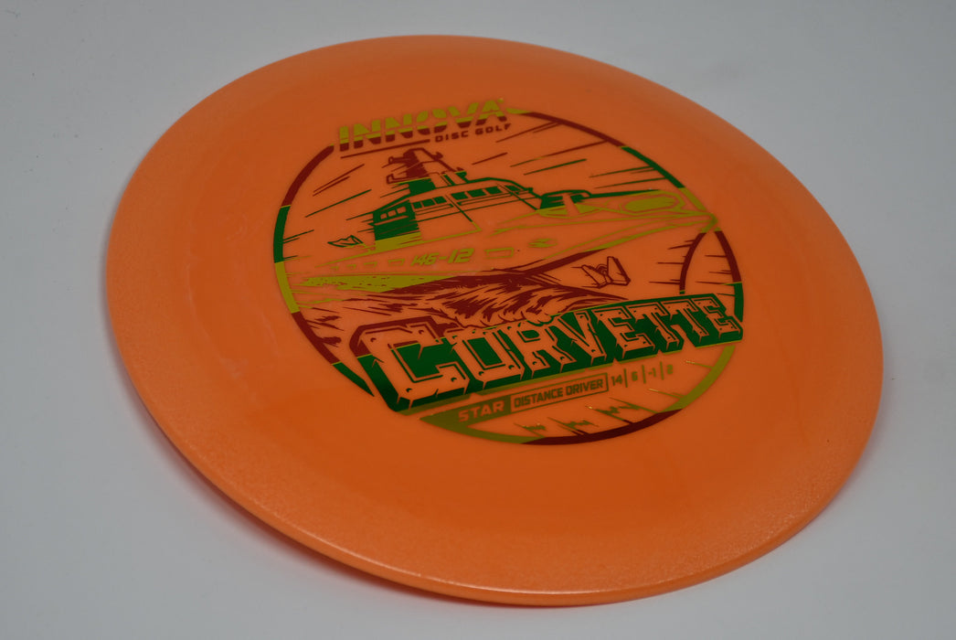 Buy Orange Innova Star Corvette Distance Driver Disc Golf Disc (Frisbee Golf Disc) at Skybreed Discs Online Store