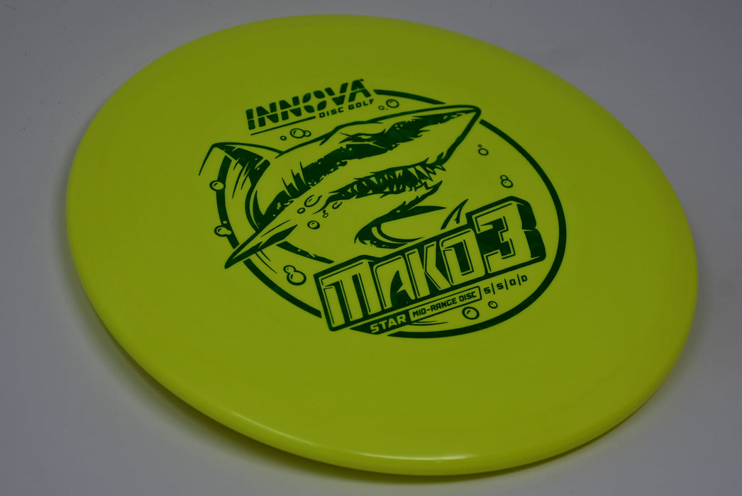 Buy Yellow Innova Star Mako3 Midrange Disc Golf Disc (Frisbee Golf Disc) at Skybreed Discs Online Store