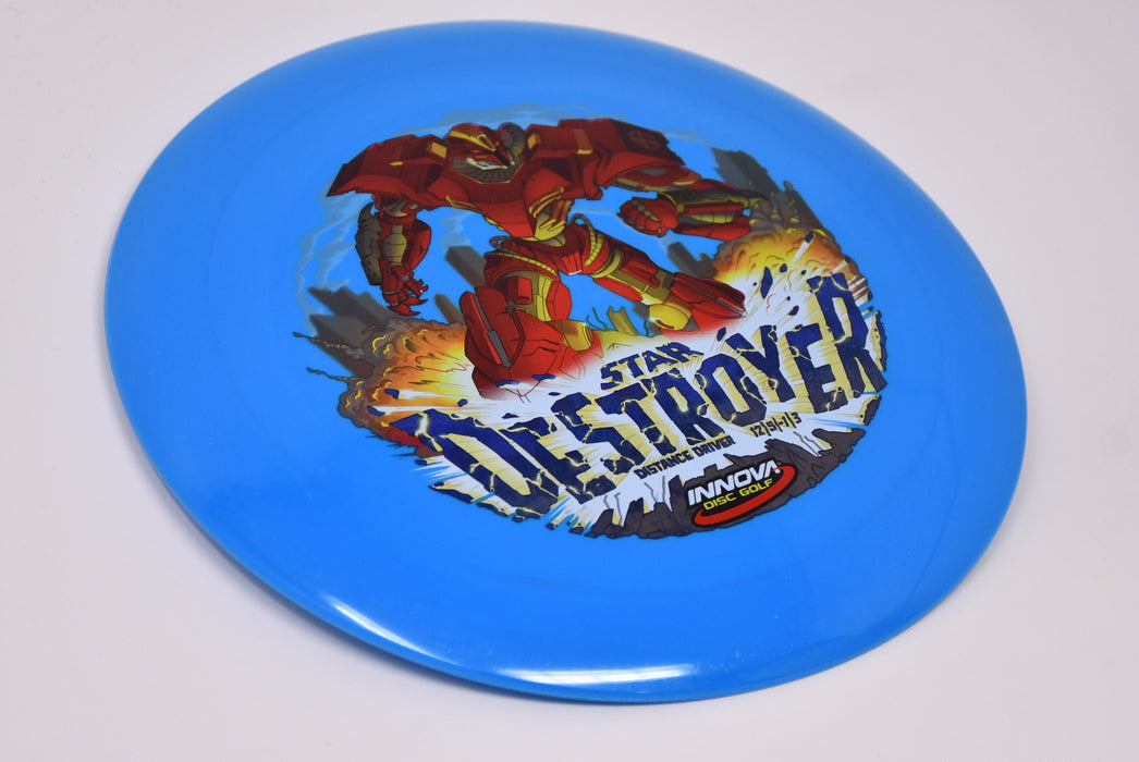 Buy Blue Innova InnVision Star Destroyer Distance Driver Disc Golf Disc (Frisbee Golf Disc) at Skybreed Discs Online Store