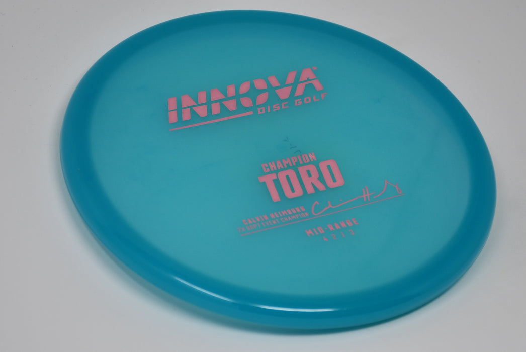 Buy Blue Innova Champion Toro Calvin Heimburg Signature Putt and Approach Disc Golf Disc (Frisbee Golf Disc) at Skybreed Discs Online Store