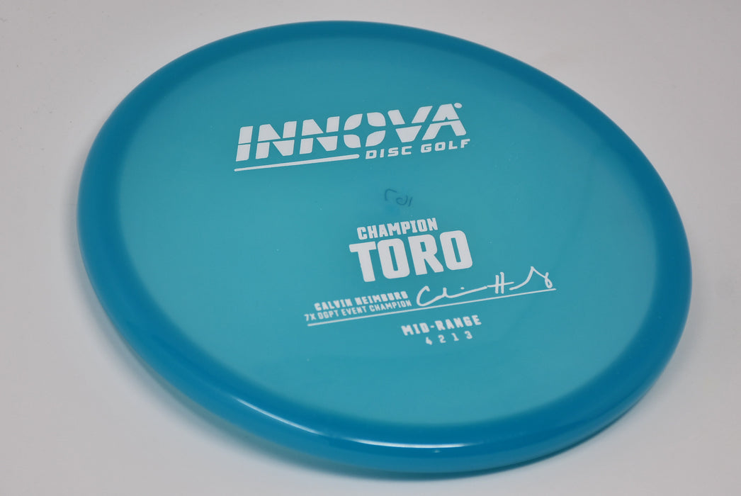 Buy Blue Innova Champion Toro Calvin Heimburg Signature Putt and Approach Disc Golf Disc (Frisbee Golf Disc) at Skybreed Discs Online Store