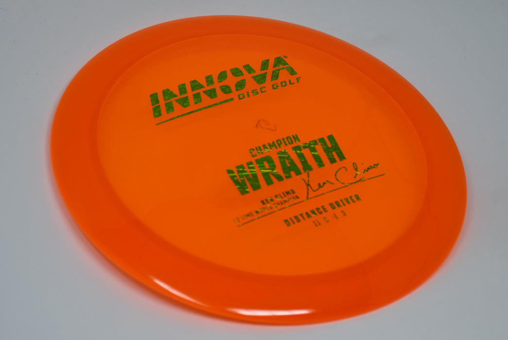 Buy Orange Innova Champion Wraith Distance Driver Disc Golf Disc (Frisbee Golf Disc) at Skybreed Discs Online Store