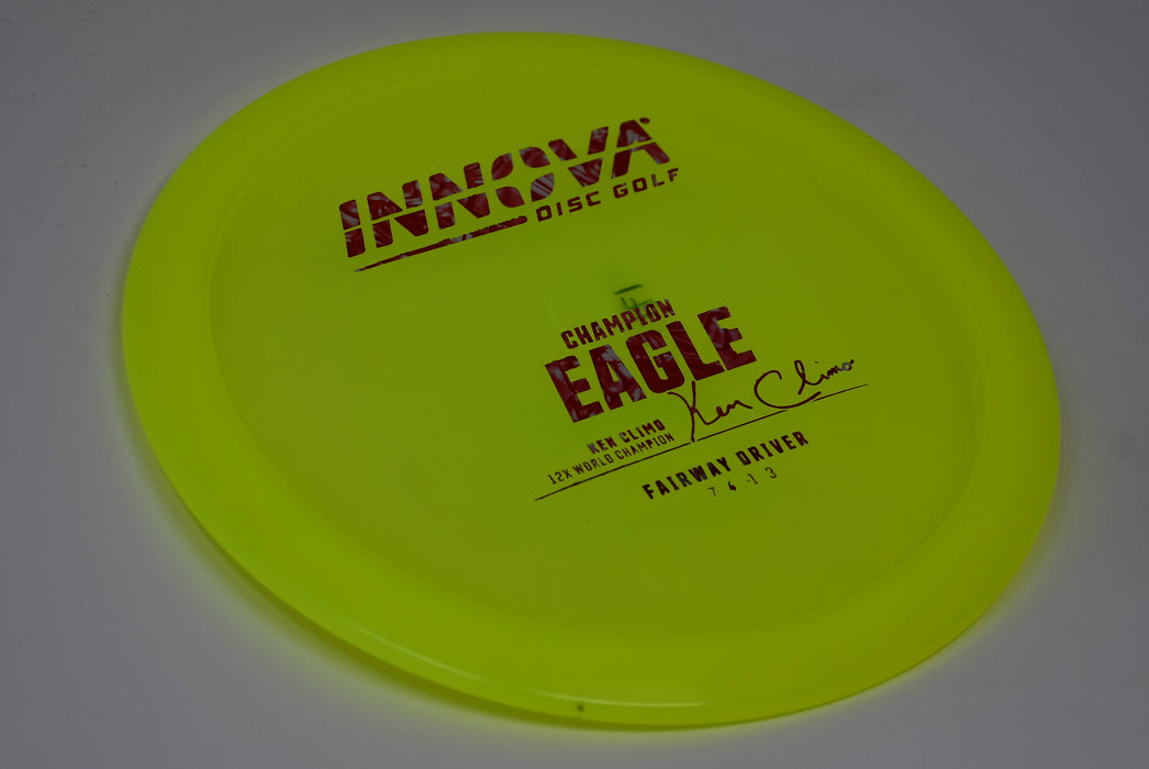 Buy Yellow Innova Champion Eagle Fairway Driver Disc Golf Disc (Frisbee Golf Disc) at Skybreed Discs Online Store