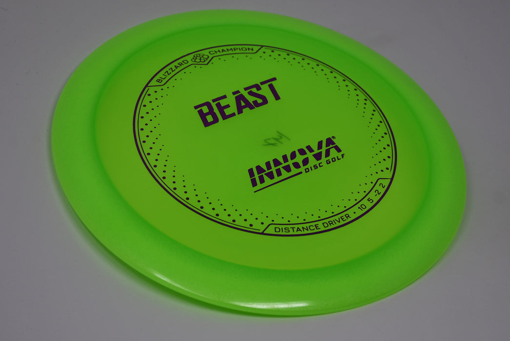 Buy Green Innova Blizzard Champion Beast Distance Driver Disc Golf Disc (Frisbee Golf Disc) at Skybreed Discs Online Store