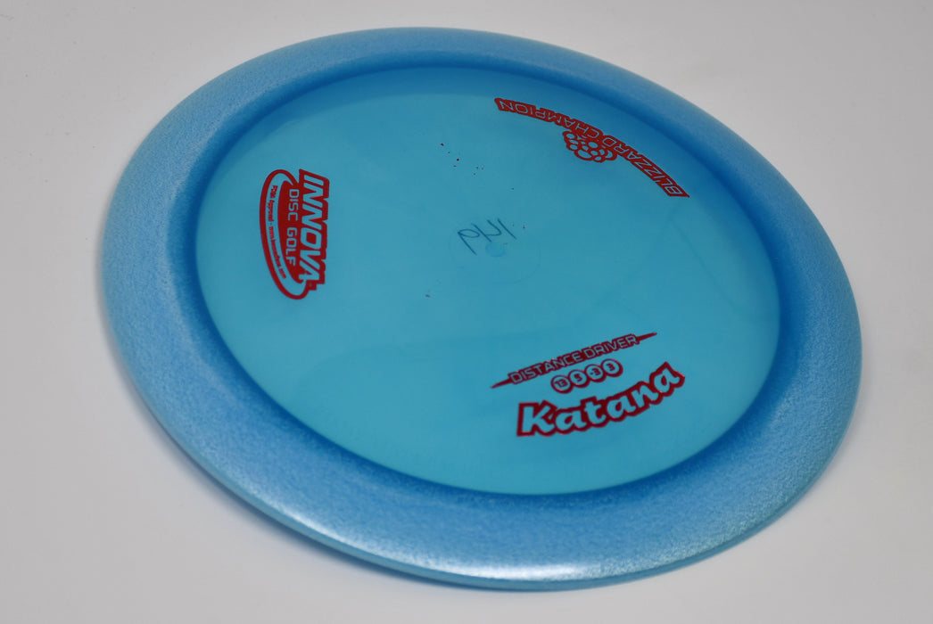 Buy Blue Innova Blizzard Champion Katana Distance Driver Disc Golf Disc (Frisbee Golf Disc) at Skybreed Discs Online Store