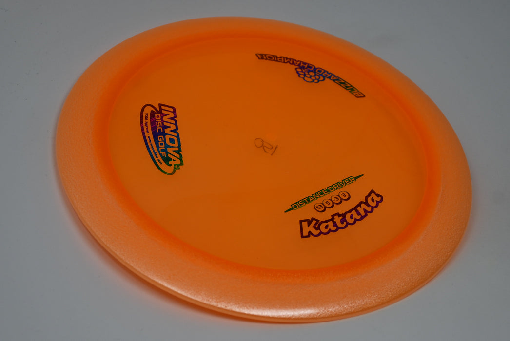 Buy Orange Innova Blizzard Champion Katana Distance Driver Disc Golf Disc (Frisbee Golf Disc) at Skybreed Discs Online Store