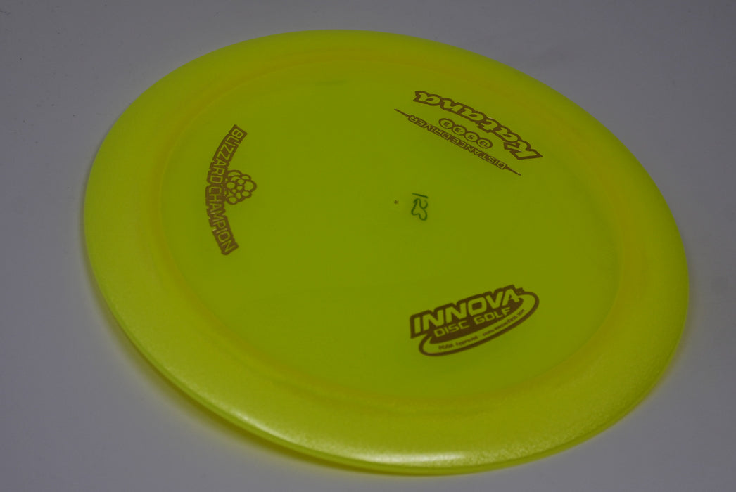 Buy Yellow Innova Blizzard Champion Katana Distance Driver Disc Golf Disc (Frisbee Golf Disc) at Skybreed Discs Online Store