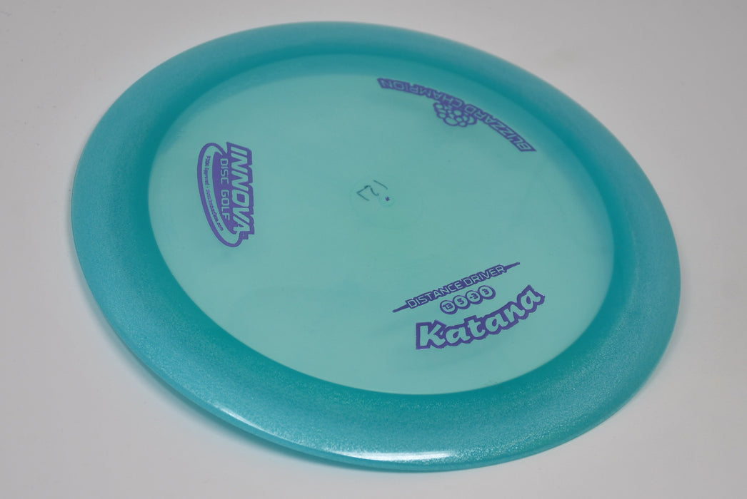 Buy Blue Innova Blizzard Champion Katana Distance Driver Disc Golf Disc (Frisbee Golf Disc) at Skybreed Discs Online Store