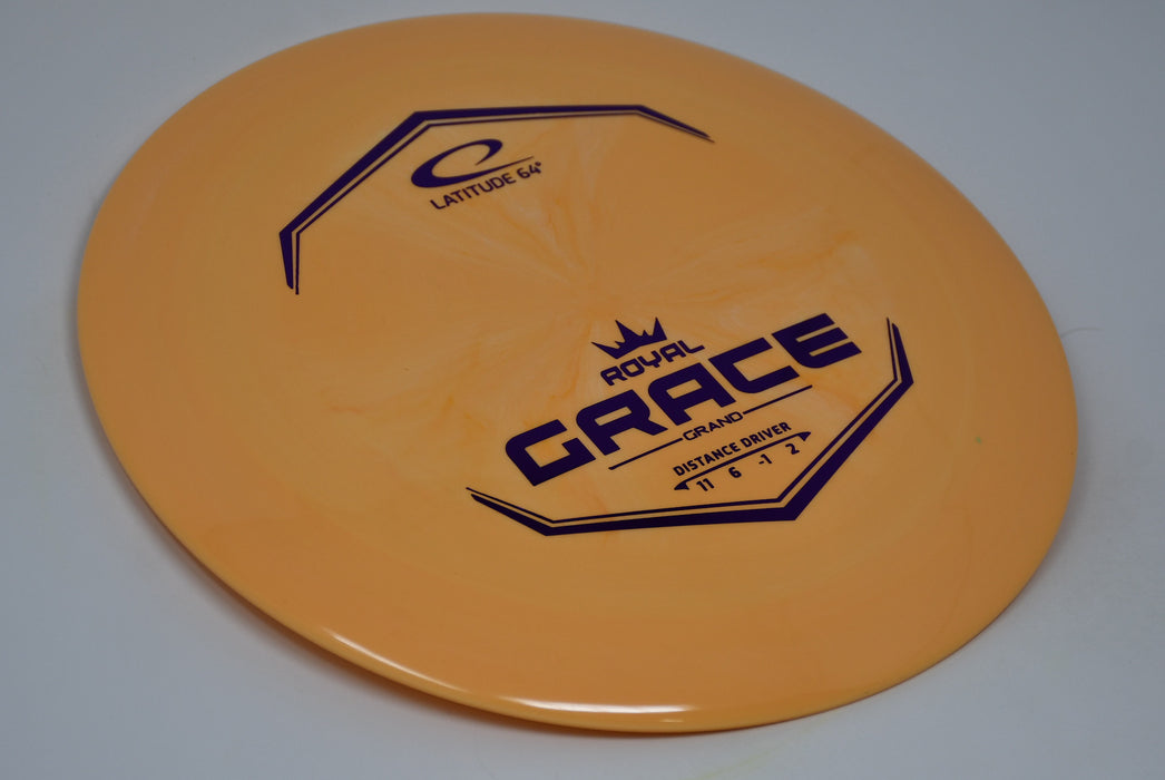 Buy Orange Latitude 64 Royal Grand Grace Distance Driver Disc Golf Disc (Frisbee Golf Disc) at Skybreed Discs Online Store