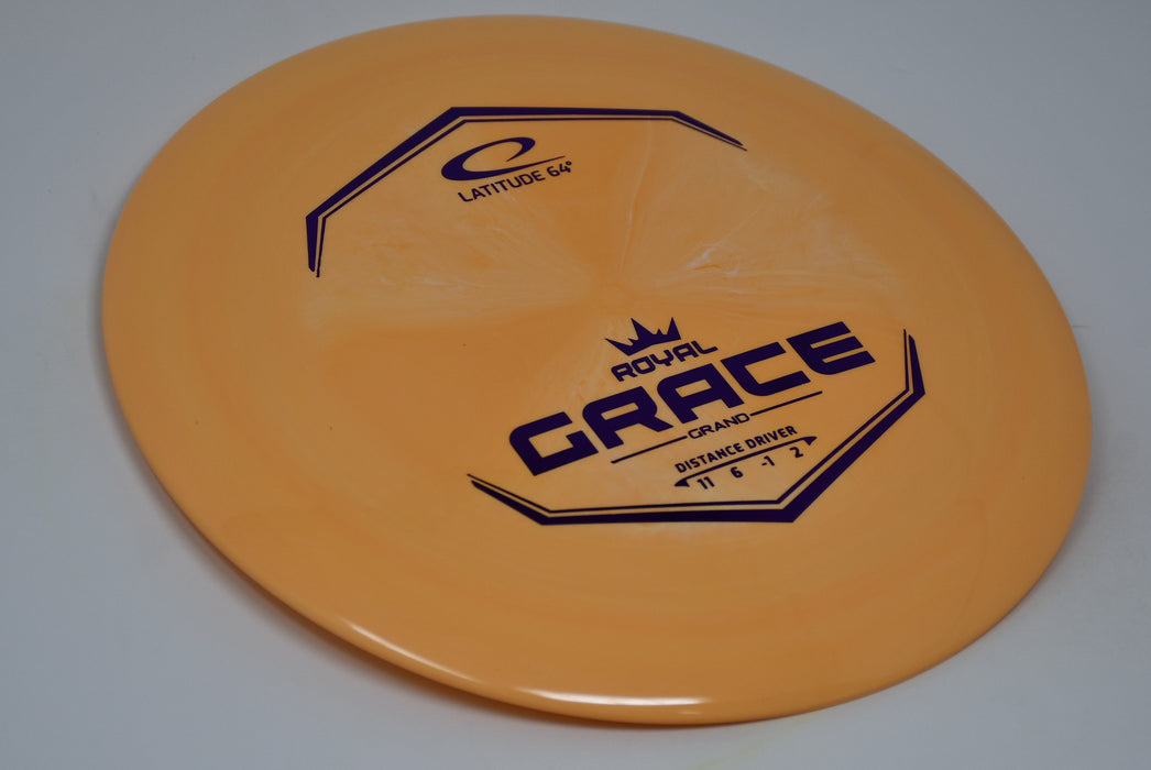 Buy Orange Latitude 64 Royal Grand Grace Distance Driver Disc Golf Disc (Frisbee Golf Disc) at Skybreed Discs Online Store