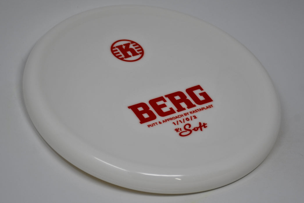 Buy White Kastaplast K1 Soft Berg Putt and Approach Disc Golf Disc (Frisbee Golf Disc) at Skybreed Discs Online Store