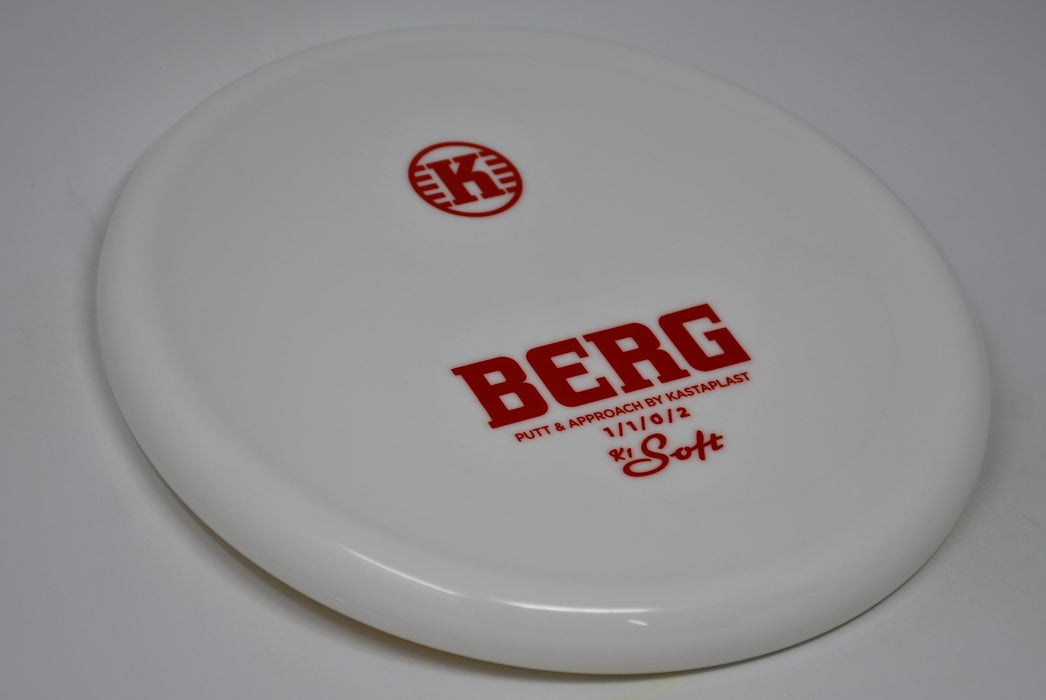 Buy White Kastaplast K1 Soft Berg Putt and Approach Disc Golf Disc (Frisbee Golf Disc) at Skybreed Discs Online Store