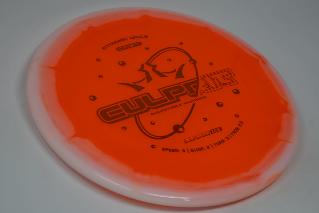 Buy Orange Dynamic Lucid Ice Orbit Culprit Putt and Approach Disc Golf Disc (Frisbee Golf Disc) at Skybreed Discs Online Store