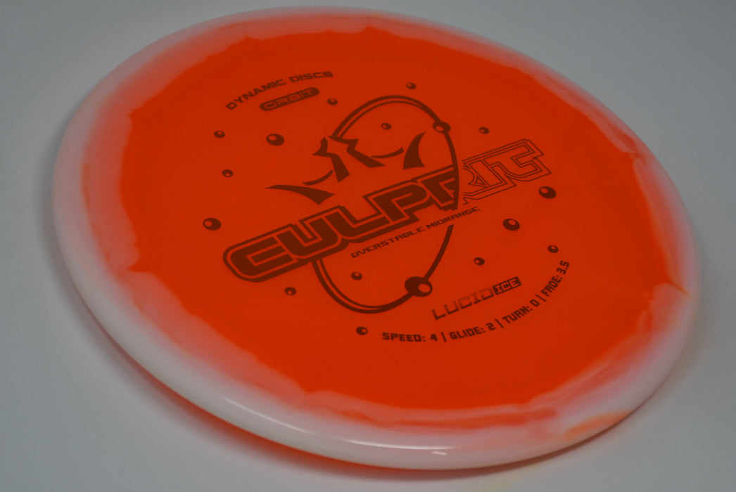 Buy Orange Dynamic Lucid Ice Orbit Culprit Putt and Approach Disc Golf Disc (Frisbee Golf Disc) at Skybreed Discs Online Store