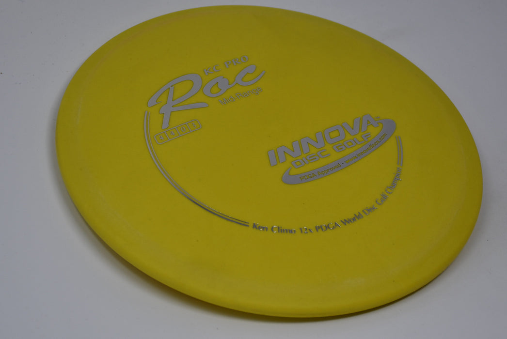 Buy Yellow Innova KC-Pro Roc Midrange Disc Golf Disc (Frisbee Golf Disc) at Skybreed Discs Online Store