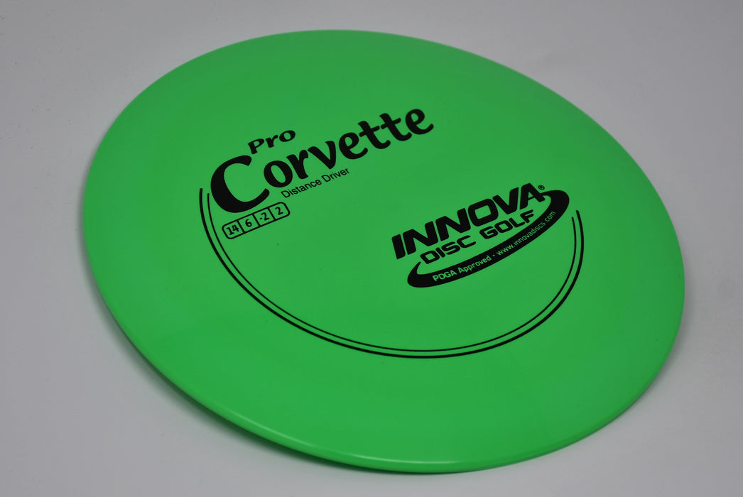 Buy Green Innova Pro Corvette Distance Driver Disc Golf Disc (Frisbee Golf Disc) at Skybreed Discs Online Store