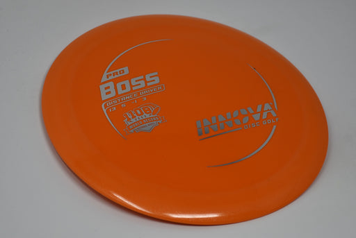 Buy Orange Innova Pro Boss Distance Driver Disc Golf Disc (Frisbee Golf Disc) at Skybreed Discs Online Store