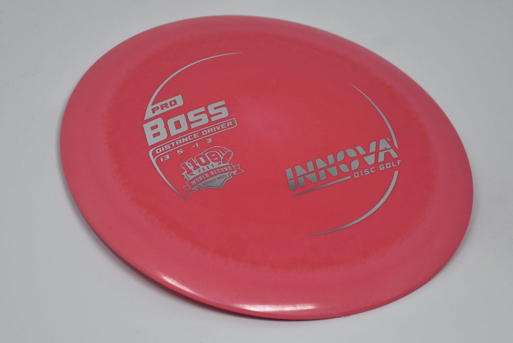 Buy Red Innova Pro Boss Distance Driver Disc Golf Disc (Frisbee Golf Disc) at Skybreed Discs Online Store