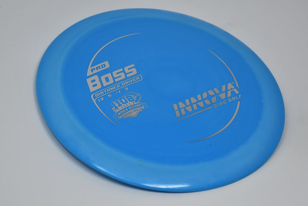 Buy Blue Innova Pro Boss Distance Driver Disc Golf Disc (Frisbee Golf Disc) at Skybreed Discs Online Store