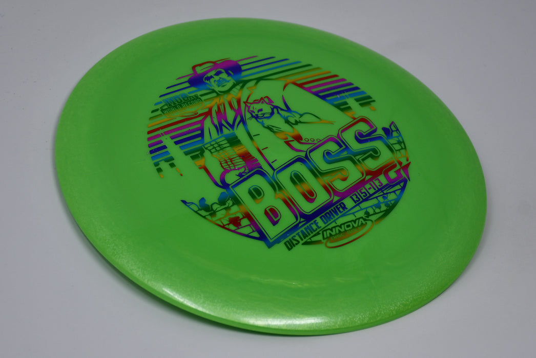 Buy Green Innova G-Star Boss Distance Driver Disc Golf Disc (Frisbee Golf Disc) at Skybreed Discs Online Store