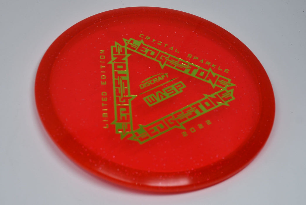Buy Red Discraft LE Cryztal Sparkle Wasp Ledgestone 2022 Midrange Disc Golf Disc (Frisbee Golf Disc) at Skybreed Discs Online Store