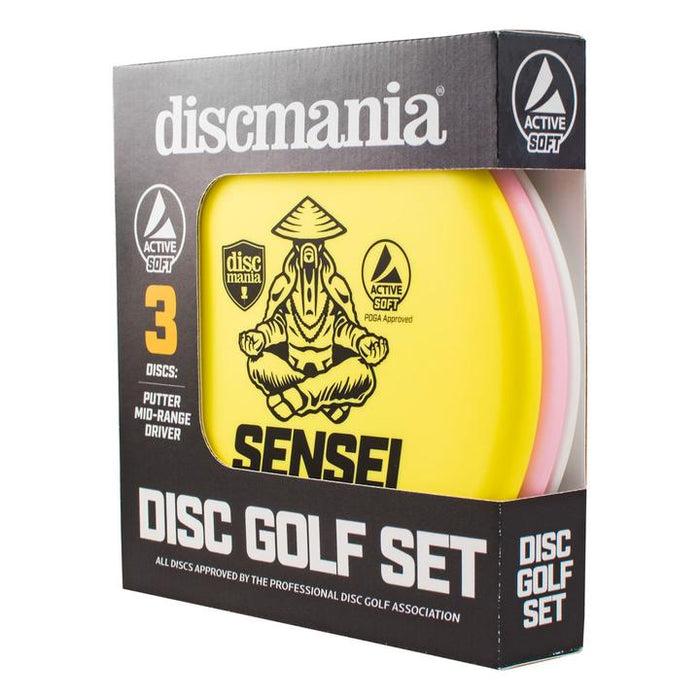 Discmania Active Soft Disc Golf 3-Disc Box Set