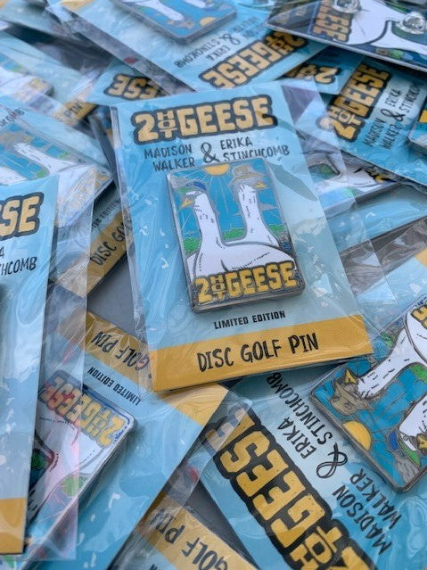 2 Hot Geese Disc Golf Bag Pin