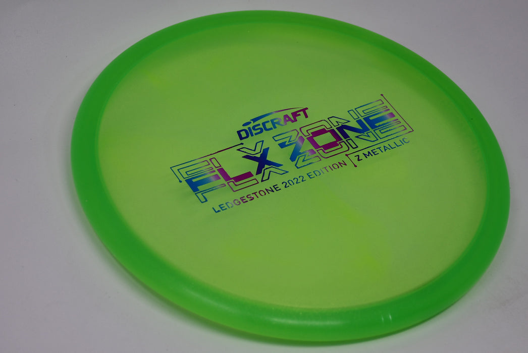 Buy Green Discraft LE Z Metallic FLX Zone Ledgestone 2022 Putt and Approach Disc Golf Disc (Frisbee Golf Disc) at Skybreed Discs Online Store