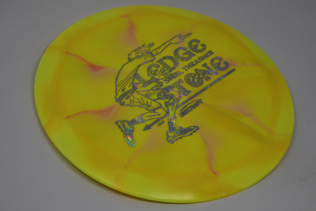 Buy Yellow Discraft LE ESP Swirl Tour Series Thrasher Ledgestone 2022 Distance Driver Disc Golf Disc (Frisbee Golf Disc) at Skybreed Discs Online Store