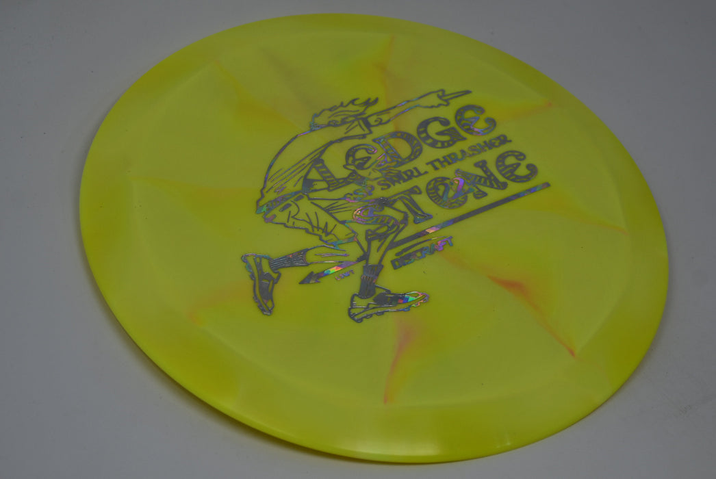 Buy Yellow Discraft LE ESP Swirl Tour Series Thrasher Ledgestone 2022 Distance Driver Disc Golf Disc (Frisbee Golf Disc) at Skybreed Discs Online Store