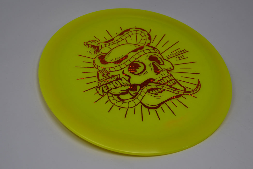 Buy Yellow Discraft LE Big-Z Venom Ledgestone 2022 Distance Driver Disc Golf Disc (Frisbee Golf Disc) at Skybreed Discs Online Store